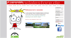 Desktop Screenshot of cannondale-parts.de
