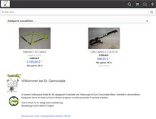 Tablet Screenshot of cannondale-parts.de